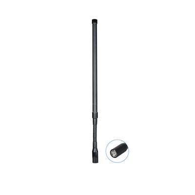 1410-1480MHz 3dBi 13 Antena de cuello de ganso negro mate TNCJ