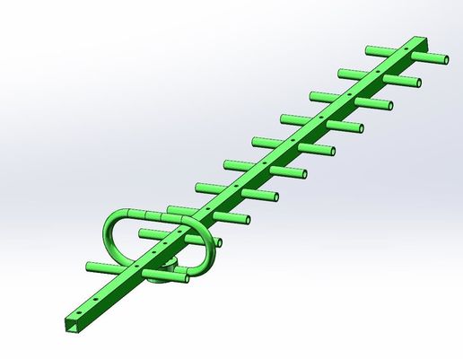 1020-1100MHz 12.6dBi 11 Unidad de acero inoxidable Yagi Antena